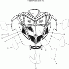 900 FUSION - S05MP8DS Шумавая и тепловая защита капота