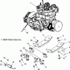 600 CLASSIC - S05ND6ES Крепление двигателя