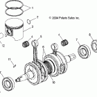 600 CLASSIC - S05ND6ES Поршень и коленвал