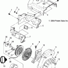 340 TOURING/EURO - S05NT3AS Корпус вентилятора и ручной стартер