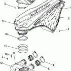 900 FUSION - S05MP8DS Air intake system