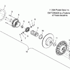 600/800 SWITCHBACK F/O - S05NS6ES Привод сцепления