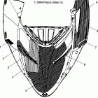 900 RMK ALL OPTIONS - S05PL8/PM8/PN8 Шумавая и тепловая защита капота