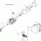 700/800 XC SP M-10 F/O - S05NE7CS Water pump / oil pump (700)