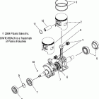900 SWITCHBACK - S05PS8DS Поршень и коленвал