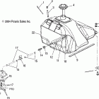 TRAIL RMK 136 F/O - S05NJ5BS/A Gas tank