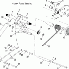 700/800 XC SP M-10 F/O - S05NE7CS Rear torque arm (edge)
