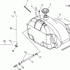 500/600 XC SP EDGE/M-10 - S05NE5CS Gas tank