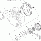 S05WB1AS 120 PRO X Recoil starter / blower housing