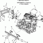 900 SWITCHBACK - S05PS8DS Engine mounting rh and front