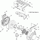 550 CLASSIC - S05ND5BS Корпус вентилятора и ручной стартер