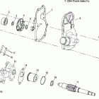 600/700/800 RMK F/O - S05NK6ES Water pump / oil pump (600)