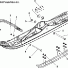 900 RMK ALL OPTIONS - S05PL8/PM8/PN8 Лыжа