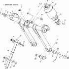 500/600 XC SP EDGE/M-10 - S05NE5CS Front torque arm (edge)