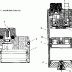 500/600 XC SP EDGE/M-10 - S05NE5CS Shock compression damping reservoir (edge)