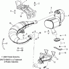 600/800 SWITCHBACK F/O - S05NS6ES Глушитель