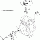 S05WB1AS 120 PRO X Поршень и коленвал