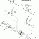 340 TOURING/EURO - S05NT3AS Поршень и коленвал