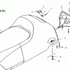700/800 XC EDGE F/O - S04NP7CS Сидение