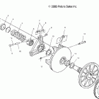 TRAIL RMK - S04NJ5BS/A Drive clutch (electric start)