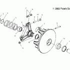 TRAIL RMK - S04NJ5BS/A Drive clutch (manual start)
