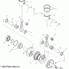 500 CLASSIC - S04ND4BS Поршень и коленвал