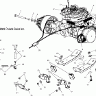 600/700/800 RMK F/O - S04NK6ES Engine mounting (700 / 800)