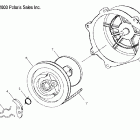 500/600 XC SP EDGE/M-10 - S04NP5CS Ручной стартер