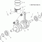 800 PRO XR - S04NZ8CS Поршень и коленвал
