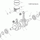 600/700/800 PRO X/PRO X2 - S04NX6ES Piston and crankshaft (700)