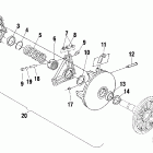 SUPERSPORT EDGE - S04NP5BS/A/B Drive clutch (electric start models)