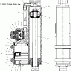 600/700/800 PRO X/PRO X2 - S04NX6ES Rear track shock (pro x)