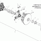 600/700/800 SWITCHBACK - S04NS6ES Drive clutch (manual start models)