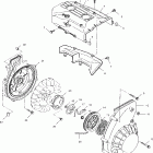 550 CLASSIC EDGE - S04ND5BS Корпус вентилятора и ручной стартер