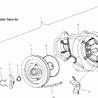 700/800 XC EDGE F/O - S04NP7CS Recoil starter (700)