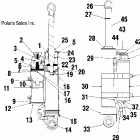 600/700/800 PRO X/PRO X2 - S04NX6ES Rear track shock (pro x 2)