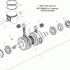600/700/800 SWITCHBACK - S04NS6ES Piston and crankshaft (600)