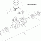 700/800 XC EDGE F/O - S04NP7CS Piston and crankshaft (800)
