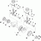 SUPERSPORT EDGE - S04NP5BS/A/B Поршень и коленвал