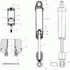 500/600 XC SP EDGE/M-10 - S04NP5CS Shock (rear track)(m-10)