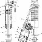 600/700/800 PRO X/PRO X2 - S04NX6ES Front track shock (pro x)