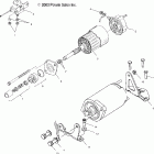 600/700/800 CLASSIC TOURING/INT'L - S04NT6ES/EE Starting motor (600)