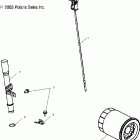 FRONTIER CLASSIC - S04ND7DS Oil dipstick and filter