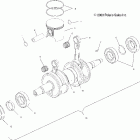 700/800 XC EDGE F/O - S04NP7CS Piston and crankshaft (700)