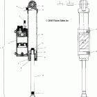 700/800 XC EDGE F/O - S04NP7CS Shock and reservoir (rear track)(edge)
