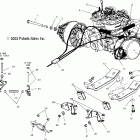 600/700/800 RMK F/O - S04NK6ES Engine mounting (600)
