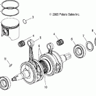 440 PRO XR - S04NX4CS Поршень и коленвал