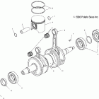 600/700/800 CLASSIC TOURING/INT'L - S04NT6ES/EE Piston and crankshaft (800)