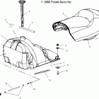 TRAIL RMK - S04NJ5BS/A Seat and gas tank