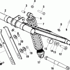 SUPERSPORT M-10 X F/O - S03NF5BS Front torque arm (m-10)